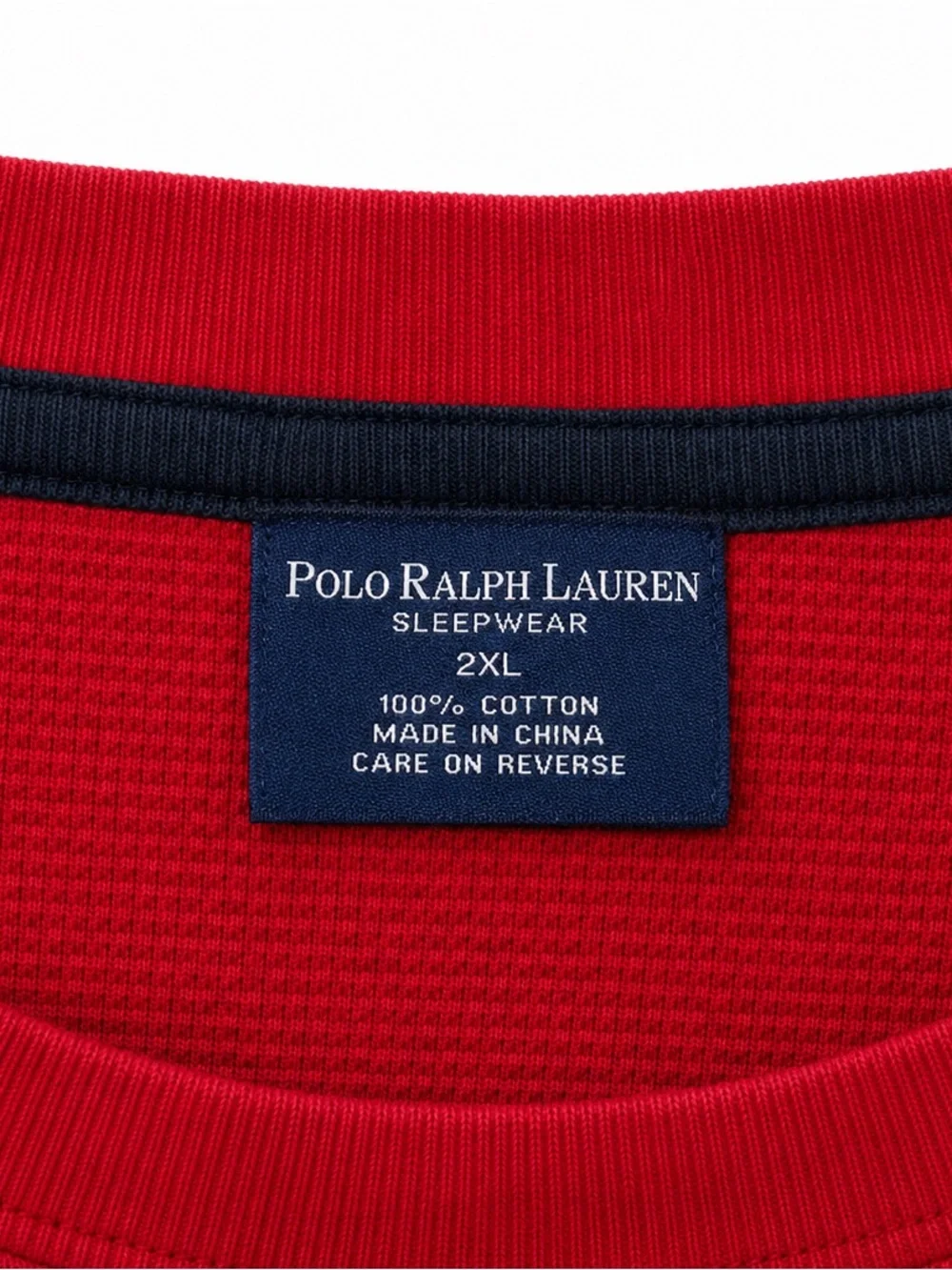 Polo Ralph Lauren Men’s Red Long Sleeve Sleepwear Shirt – Size 2XL